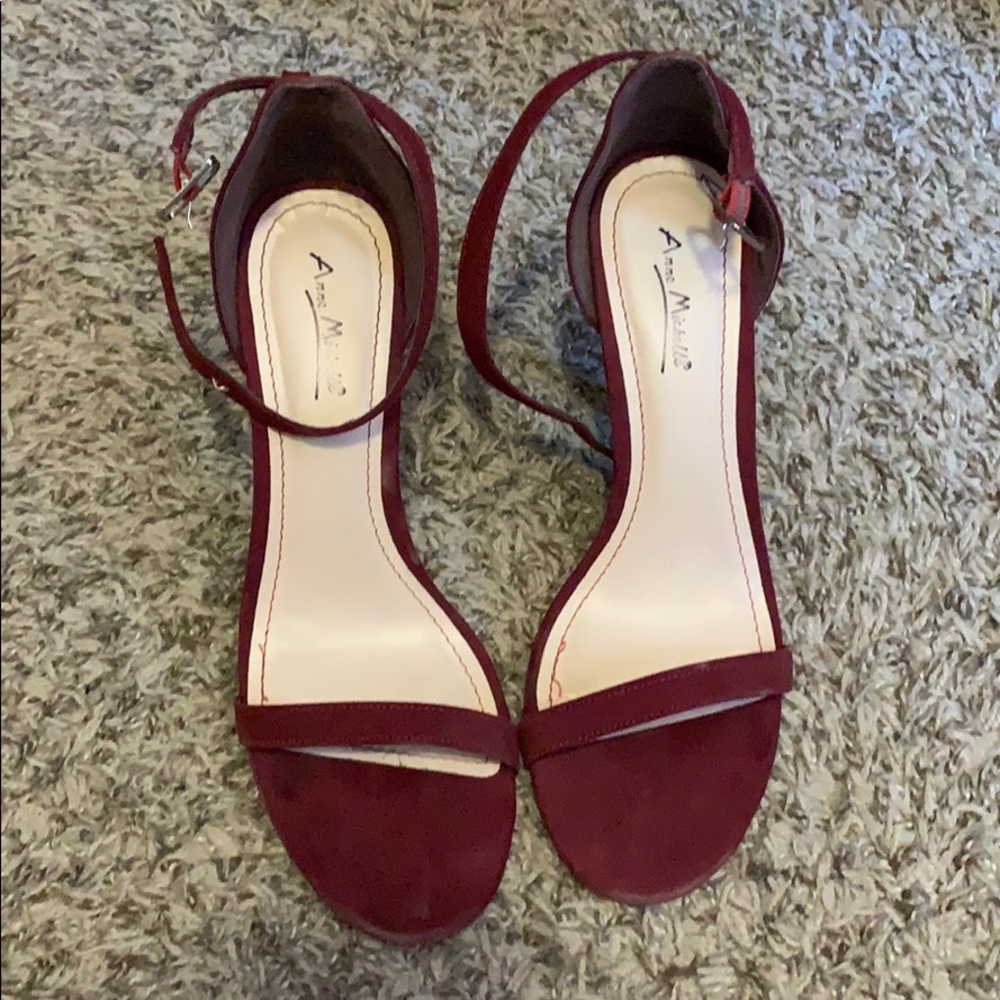 Maroon heels